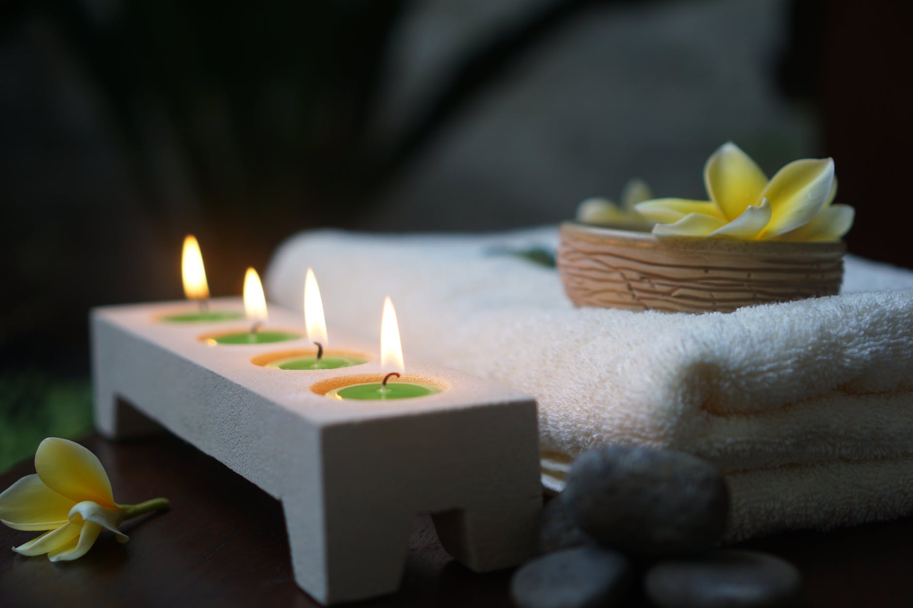 relaxation bamboo flower soap